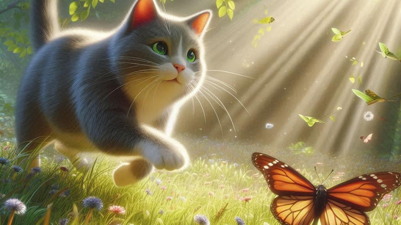 Ilustrasi Kucing Main