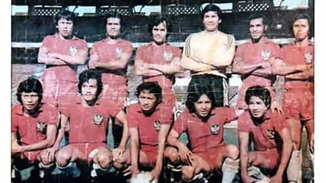 Timnas Indonesia di SEA Games Malaysia 1977. (Bola.com/Repro)