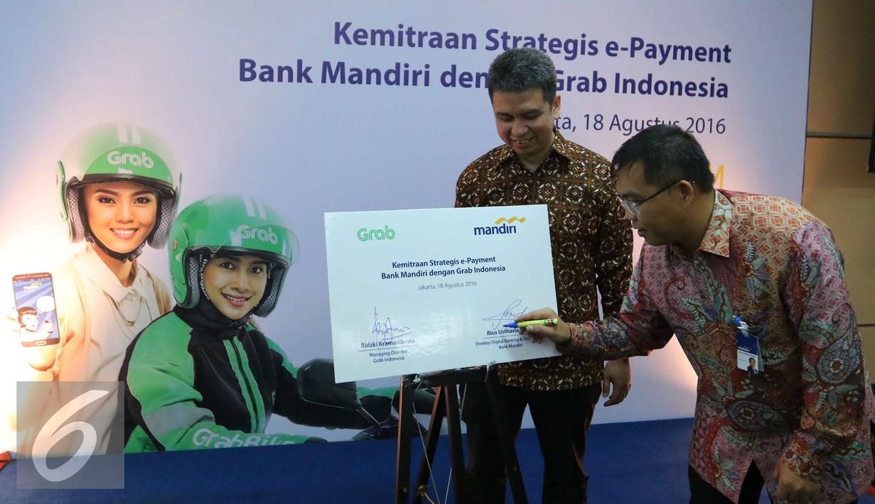 Mandiri E-Cash Layani Pembayaran Grab Indonesia - Foto ...