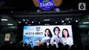 Sebuah momen spesial bagi para siswa dan pecinta film tanah air muncul di gelaran KapanLagi Pensi Bareng Fanta 2025 di GOR Soemantri Brodjonegoro, Kuningan, Jakarta Selatan, Sabtu (28/6/2025). (Liputan6.com/Herman Zakharia)