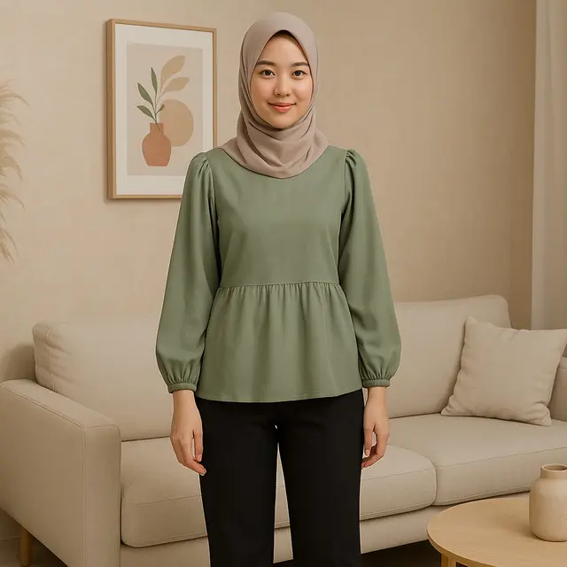 Outfit Atasan Wanita Blouse Trendy/via Chat GPT
