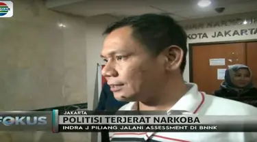 Assessment sendiri harus dijalani Indra sebagai persyaratan untuk menjalani proses rehabilitasi dari ketergantungan narkoba.