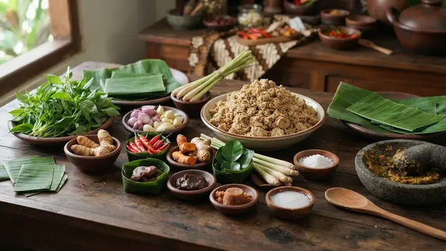 Resep Pepes Oncom Kemangi Pedas yang Harum/AI Generated