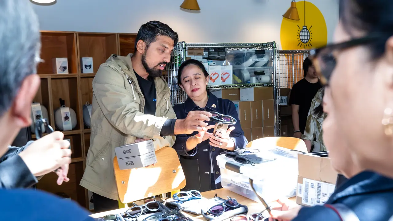 Ketua DPR RI Puan Maharani saat melakukan kunjungan kerja ke kantor pusat Meta di Menlo Park, kawasan Silicon Valley, California, Amerika Serikat (AS).