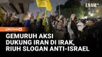 Puluhan pengunjuk rasa menggelar aksi malam hari di dekat Green Zone Baghdad sebagai bentuk dukungan terhadap Iran dan penolakan terhadap serangan AS-Israel. Pasukan keamanan memblokir akses menuju kawasan yang juga menjadi lokasi Kedutaan Besar AS d...
