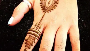 8 Desain Mehndi Super Sederhana Untuk Pemula Fimela Fimela Com