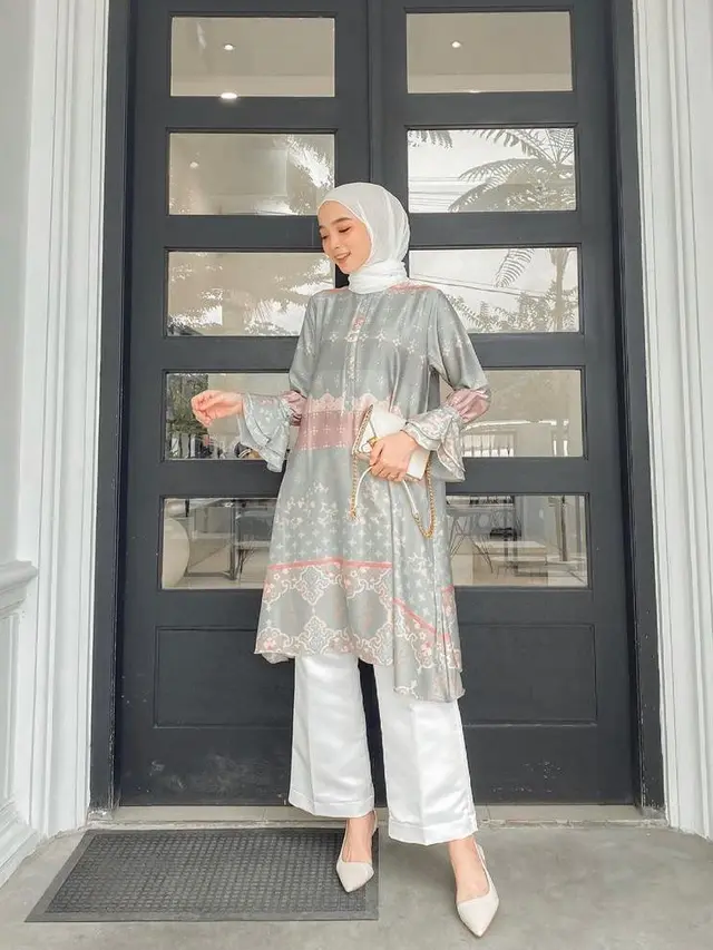 10 Ide Padu Padan Celana Kulot untuk Kondangan, Cocok untuk Hijabers