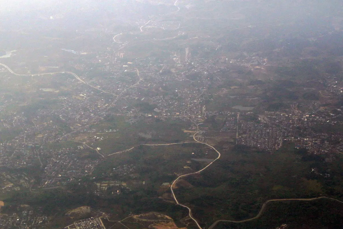 20151027-Begini Penampakan Kabut Asap di Kalimantan Timur