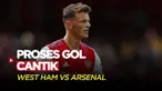 Berita Video, melihat proses gol cantik Arsenal kontra West Ham United di Liga Inggris