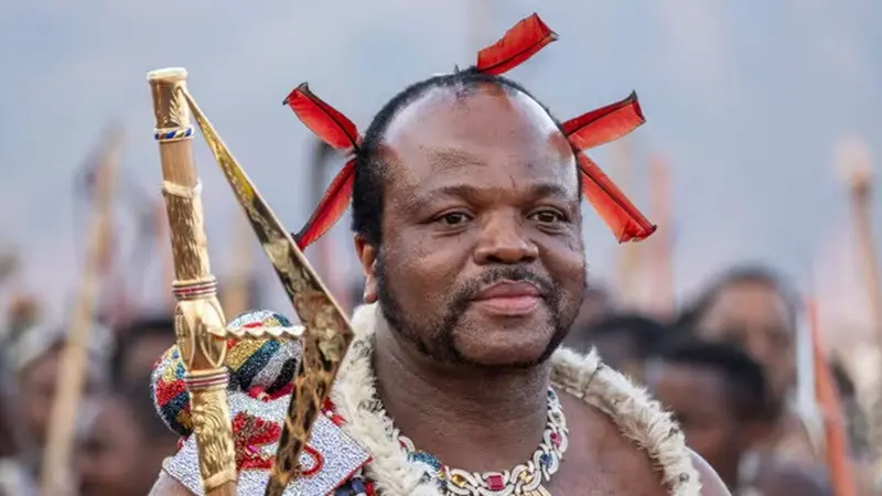 Raja Mswati III dari Eswatini.