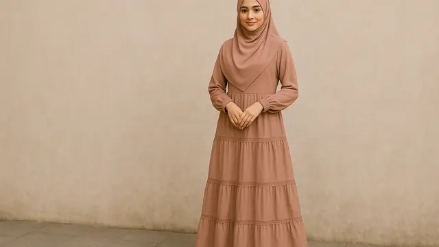Model Gamis Syar'i yang Lebar tapi Nyaman (Foto: ChatGPT)