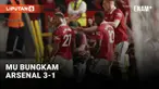 Lanjutan Liga Inggris peremukan Manchester United dan Arsenal di Stadion Old Trafford Manchestar. MU sukses tumbangkan Arsenal dengan skor 3-1.