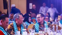 Wali Kota Tangerang Selatan Benyamin Davnie di acara Gala Dinner Rapat Kerja Nasional (Rakernas) Pengelolaan Keuangan Daerah 2023 yang digelar di Swiss-Belhotel, Serpong Tangerang Selatan.
