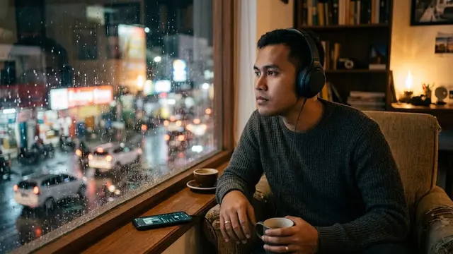 Mendengarkan Lagu yang Sama