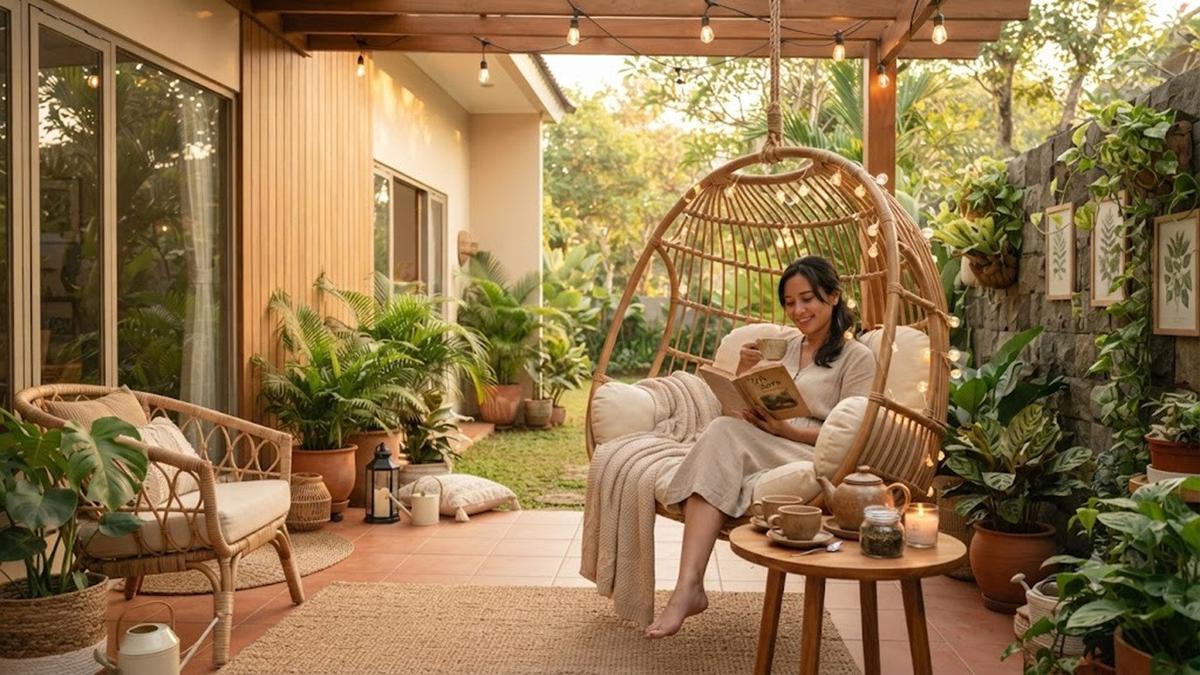9 Inspirasi Teras Berkonsep Tea Corner, Ubah Sudut Kecil Jadi Tempat Favorit