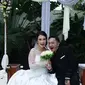 Foto Pernikahan Febby Febiola dan Franky Sihombing (Galih W. Satria/bintang.com)