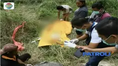 Sesosok jenazah perempuan ditemukan di dalam parit, kondisinya mulai membusuk dan terikat tali.