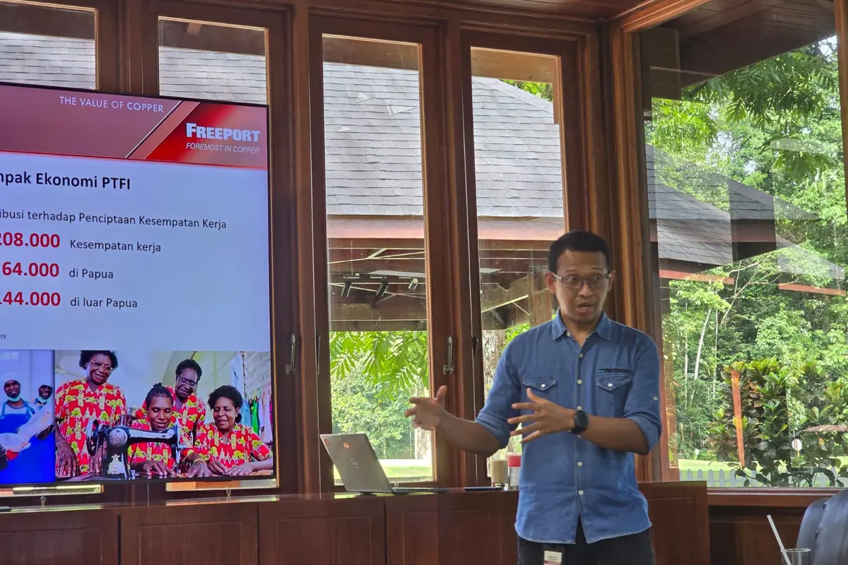 Group Leader Project Management Office PT Freeport Indonesia, Andriyana Saputro. Foto: Nurmayanti/Liputan6.com