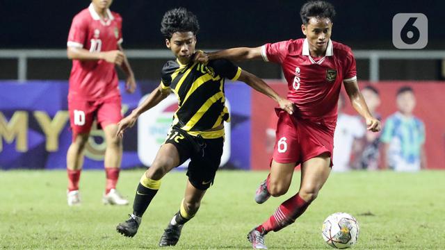 Timnas U-17 Indonesia Takluk 1-5 dari Malaysia