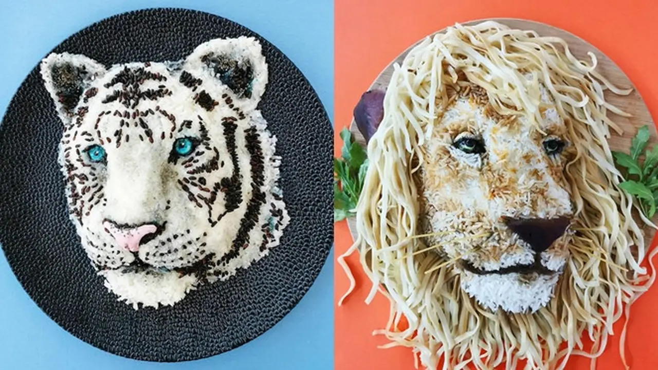 6 Kreasi Makanan Bentuk Macan Ini Unik Banget, Estetik