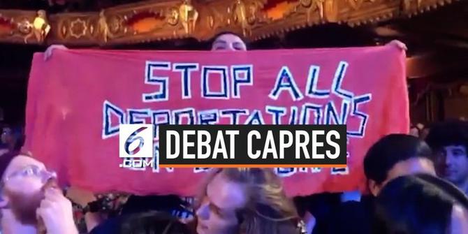 VIDEO: Teriakan Protes di Debat Capres Partai Demokrat