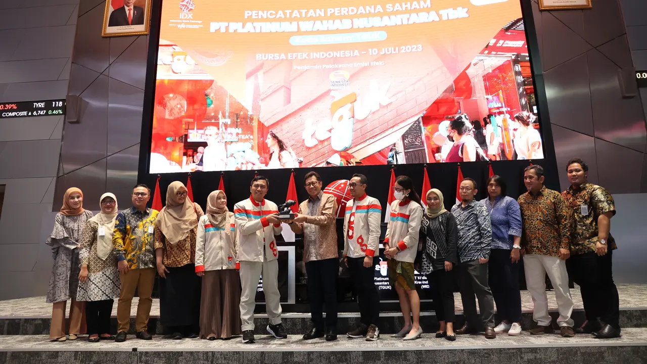 Emiten Pengelola Gerai Minuman Teguk Serap 73,76% Dana IPO