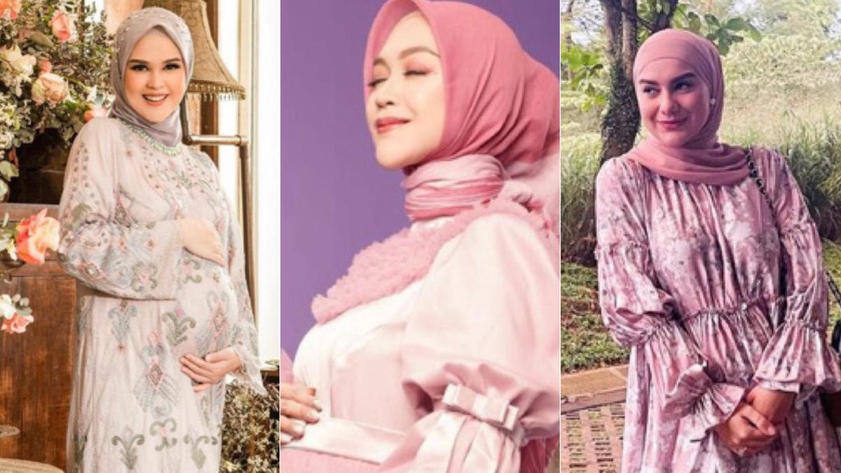 Dress kondangan ibu hamil online
