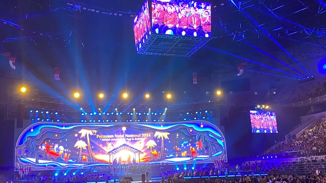Perayaan Natal Nasional 2024 di Indonesia Arena, Gelora Bung Karno, Jakarta