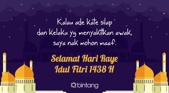 Kata-kata ucapan Idul Fitri. (Digital Imaging: M. Iqbal Nurfajri)