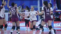 Bandung bjb Tandamata mempermalukan Medan Falcons di hadapan publik sendiri pada pekan kedua putaran 1 Proliga 2026 di GOR Voli Indoor Sumut Sport Center, aDeli Serdang, Jumat (16/1). (foto: PBVSI)