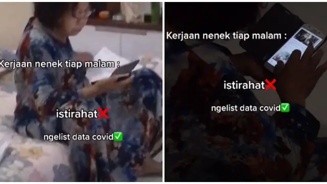 Viral Aksi Nenek Catat Kasus Covid-19 dengan Tulis Tangan, Dipuji Netizen
