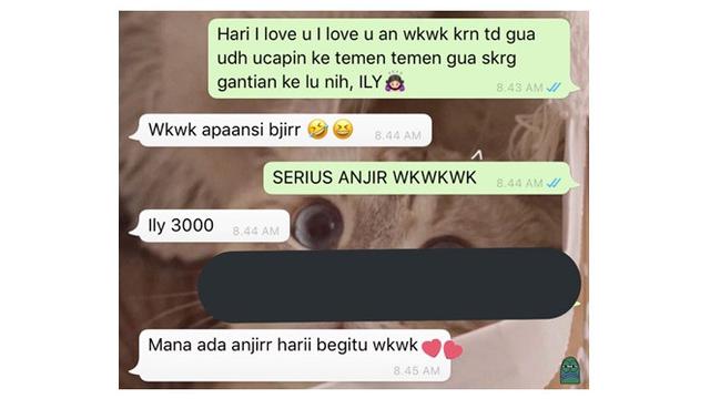 6 Chat Happy National I Love You Day dari Pacar Ini Bikin Baper