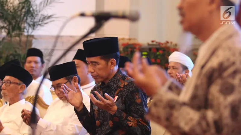 Presiden Jokowi Silaturahmi Bersama Ratusan Kiai dan Habib