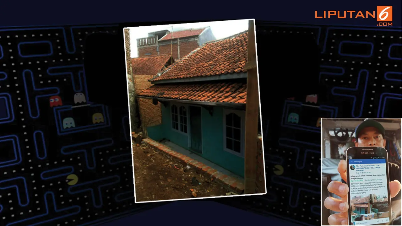 Banner Rumah Pak Eko Terkurung Tembok Tetangga
