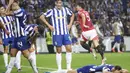 Berkat hasil ini, Porto dan MU sama-sama belum mampu meraih kemenangan di League Phase Liga Europa musim ini. Keduanya pun tercecer di papan tengah klasemen. (AP Photo/Luis Vieira)