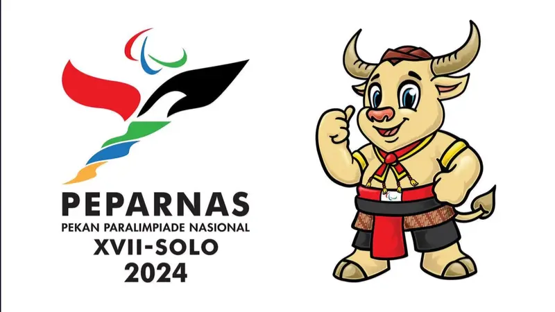 Makna Logo dan Maskot Peparnas 2024, Ada Kebo Bule hingga Perkutut