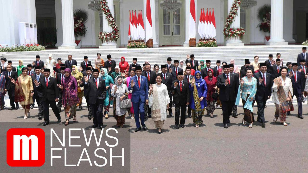 VIDEO: Presiden Jokowi Umumkan Daftar Lengkap Menteri Kabinet Indonesia Maju