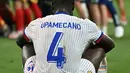 Namun, tak ada gol tambahan yang tercipta hingga laga memasuki jeda turun minum. (JAVIER SORIANO / AFP)