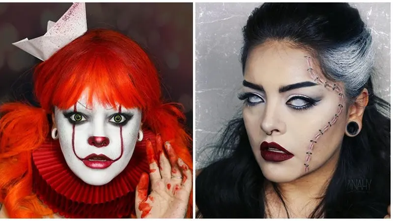 Terinspirasi dari Film Horor, 7 Makeup Wanita Ini Terlihat Nyata