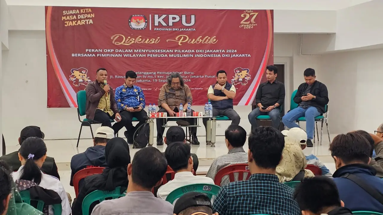 Diskusi Publik KPU Provinsi Jakarta.