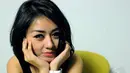 Anggun Maharani merupakan seorang foto model sekaligus DJ atau Disk Jockey. (Liputan6.com/Faisal R Syam) 