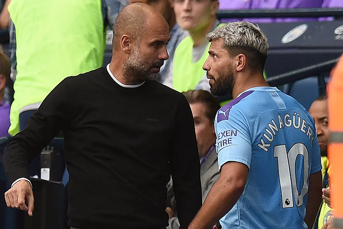 Sergio Aguero - Pep Guardiola - Manchester City