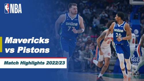 VIDEO: Luka Doncic Bersinar, Dallas Mavericks Kalahkan Detroit Pistons 111-105 di NBA 2022/2023