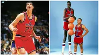 Sejumlah pebasket NBA punya postur badan yang sangat tinggi dan juga berprestasi. Tinggi badan mereka di atas rata-rata para pemain lain.