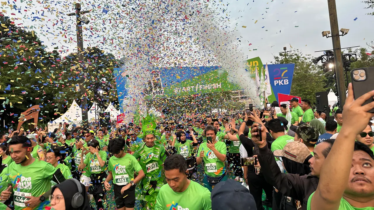 PKB Run Fest 5K 2025 di Plaza Parkir Timur Gelora Bung Karno (GBK), Jakarta (Istimewa)