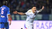 Gianluca Lapadula cetak dua gol untuk AC Milan ke gawang Empoli (Foto: REUTERS/Alberto Lingria)