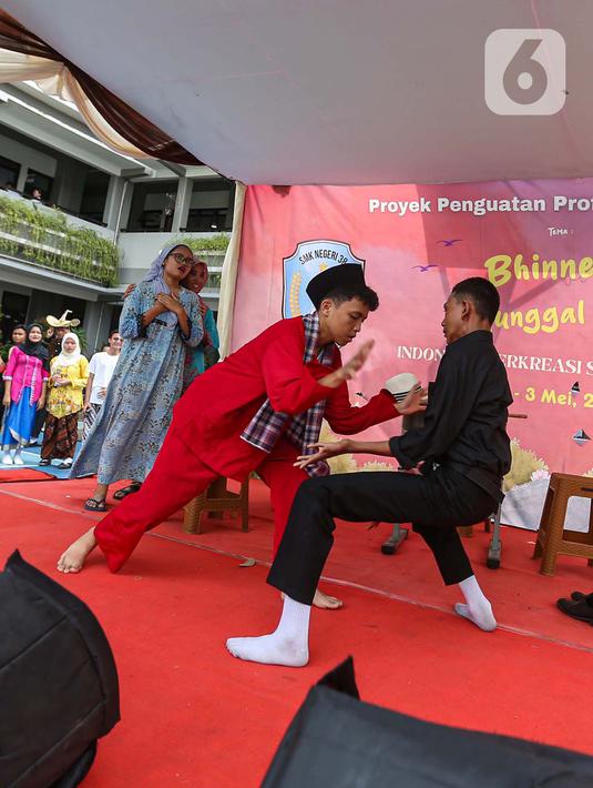 Tahun ini Hardiknas 2024 mengambil tema Bergerak Bersama, Lanjutkan Merdeka Belajar. (Liputan6.com/Angga Yuniar)