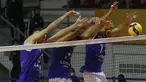 Bogor LavAni mengawali laga seri pertama Final Four PLN Mobile Proliga 2022 dengan kemenangan telak 3-0 atas tim unggulan Jakarta BNI 46, Jumat (11/3/2022). Kemenangan mengejutkan ini diraih saat Bogor LavAni kehilangan 4 pemainnya akibat terpapar COVID-19. (Bola.com/M Iqbal Ichsan)