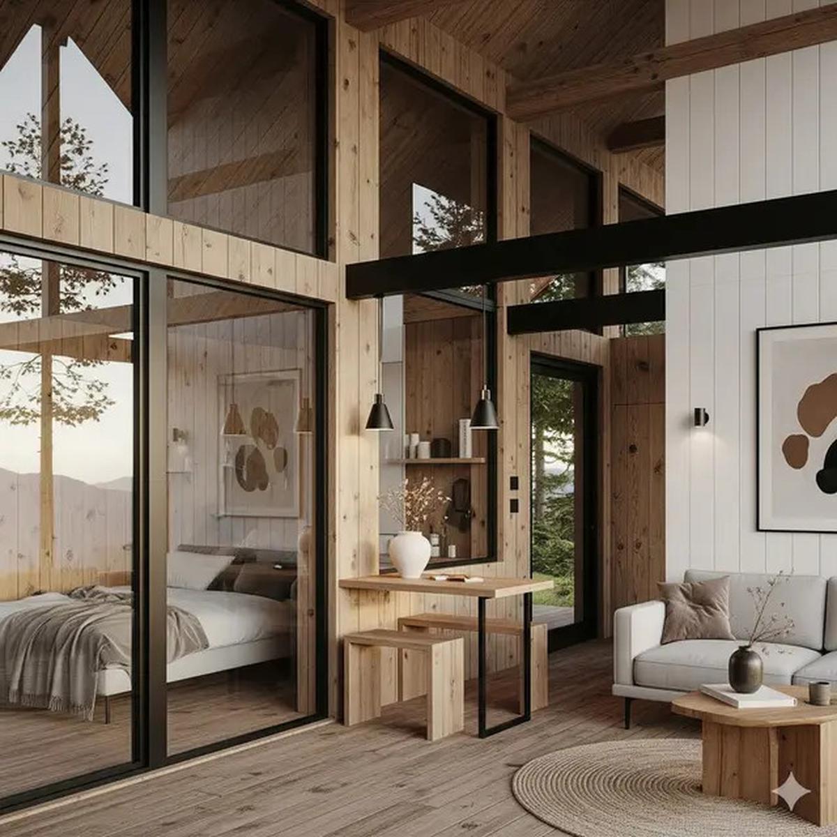 7 Desain Rumah Kayu 4x6 Ala Pedesaan yang Cantik dan Adem Dihuni