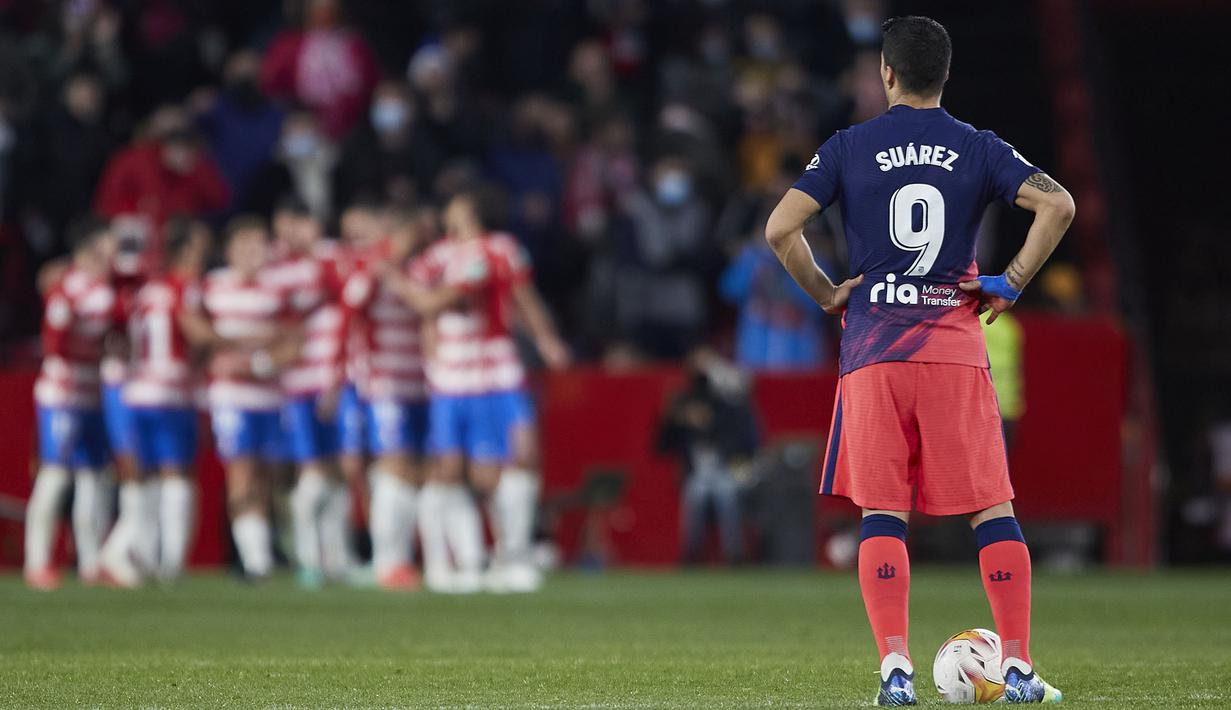 Sayang seribu sayang, Athletic Bilbao malah berhasil come back. Keunggulan Luis Suarez dkk harus pupus usai Darwin Machis dan Jorge Molina berhasil menceploskan bola ke gawang Jan Oblak pada menit ke-17 dan ke-61. (AP/Fermin Rodriguez)